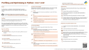 Profiling and Optimising in Python