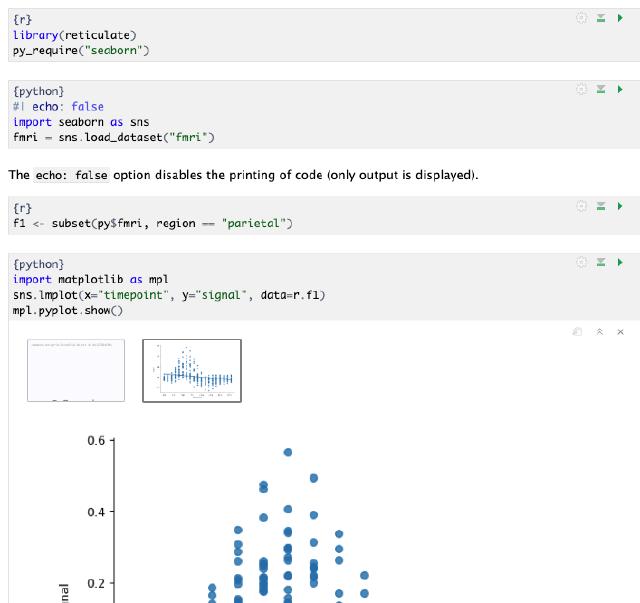 Combine R and Python in Quarto