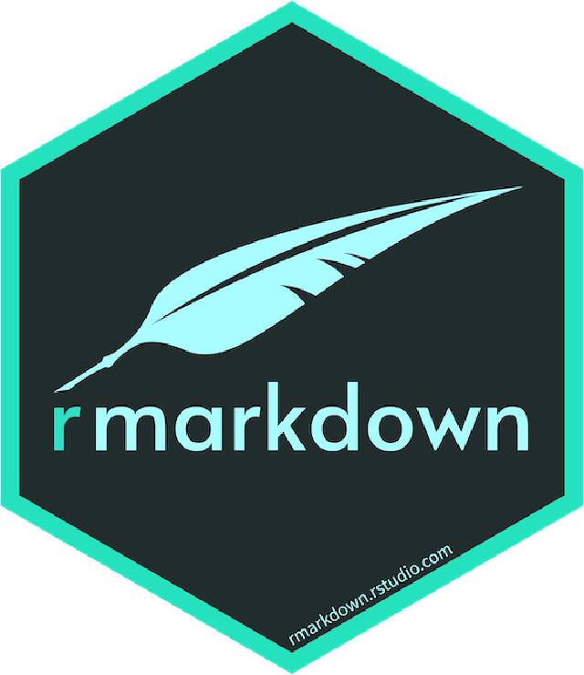 R Markdown logo
