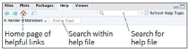 Help pane view