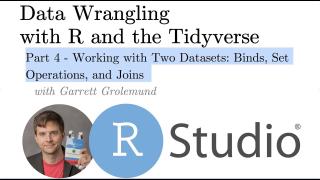 Working with Two Datasets: Binds, Set Operations, and Joins  -- Pt 4 Intro to Data Manipulation