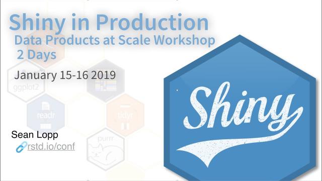 Shiny in Production: Data Products at Scale Workshop - rstudio::conf(2019L)