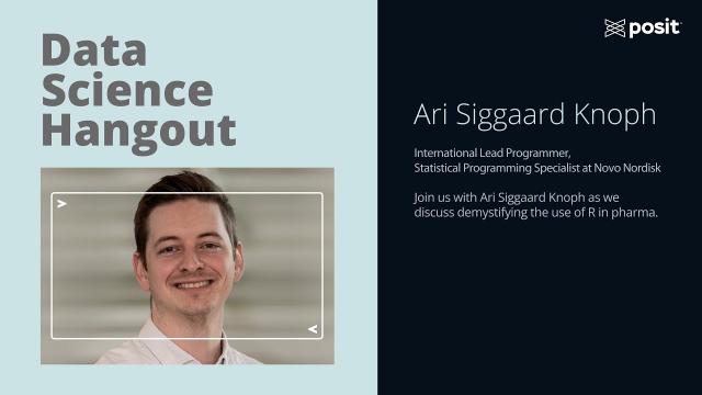 Ari Siggaard Knoph @ Novo Nordisk | Data Science Hangout