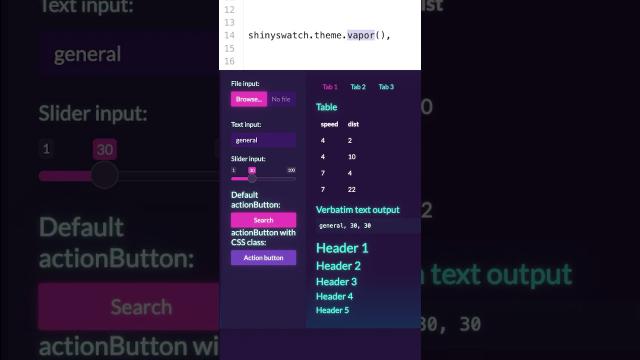 Shiny is available for Python and is super easy to customize the look and feel of your app😍