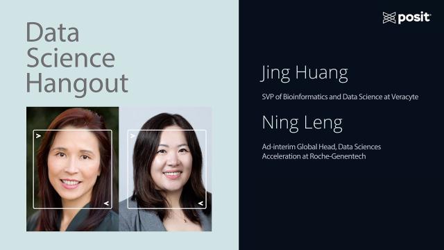 Data driven decision making in pharma | Ning Leng @ Roche-Genentech & Jing Huang @ Veracyte