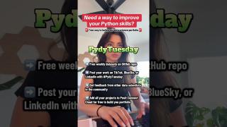🚨LEVEL UP your Python Skills with this WEEKLY Project #datascience #codingforbeginners #pydytuesday