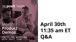 April 30th Workflow Demo Live Q&A